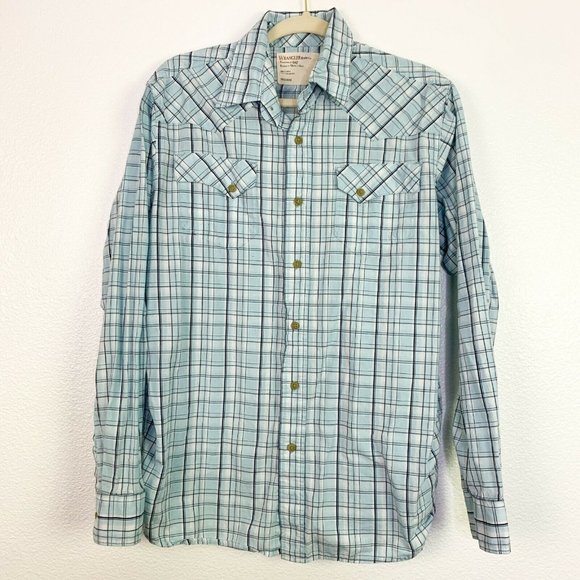 Wrangler Other - Wrangler Mens Medium Mint Casual Button Down Shirt